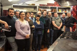 Silvio Galizzi e i ristoratori del Menu di Vino in Villa 2