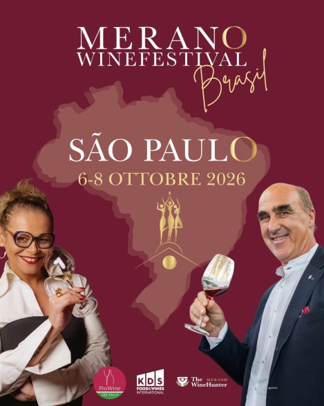 La nuova frontiera dell’export è il Sud America:dal 6 all’8 ottobre il 2° Merano WineFestival&nbsp;Brasile